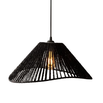 MAXLIGHT P0579 - Hängeleuchte AMALFI 1xE27/15W/230V d 45 cm schwarz