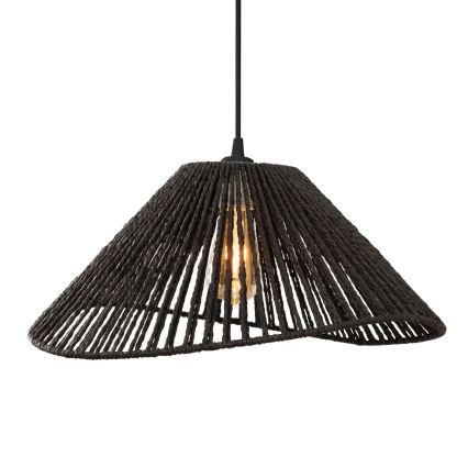 MAXLIGHT P0579 - Hängeleuchte AMALFI 1xE27/15W/230V d 45 cm schwarz