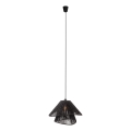 MAXLIGHT P0580 - Hängeleuchte AMALFI 1xE27/15W/230V d 45 cm schwarz