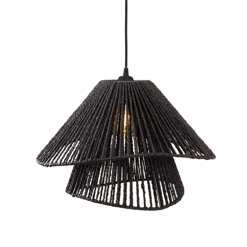 MAXLIGHT P0580 - Hängeleuchte AMALFI 1xE27/15W/230V d 45 cm schwarz