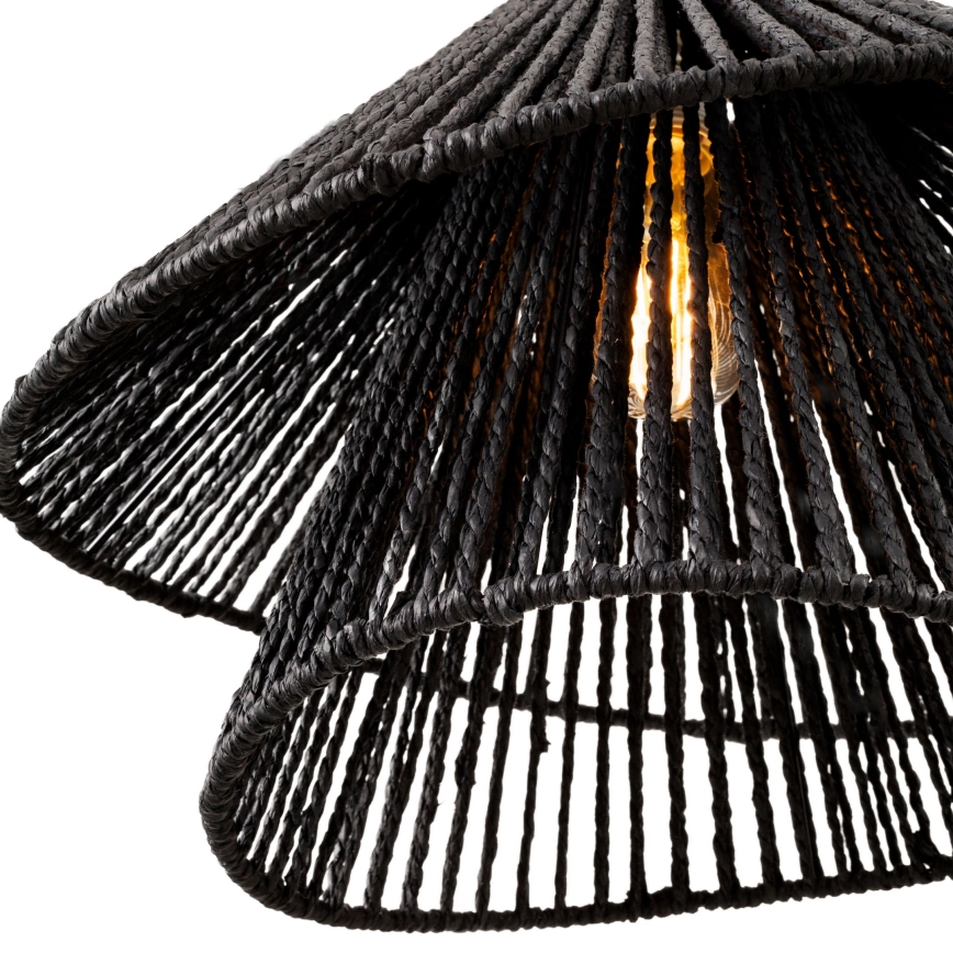 MAXLIGHT P0580 - Hängeleuchte AMALFI 1xE27/15W/230V d 45 cm schwarz