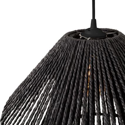 MAXLIGHT P0580 - Hängeleuchte AMALFI 1xE27/15W/230V d 45 cm schwarz