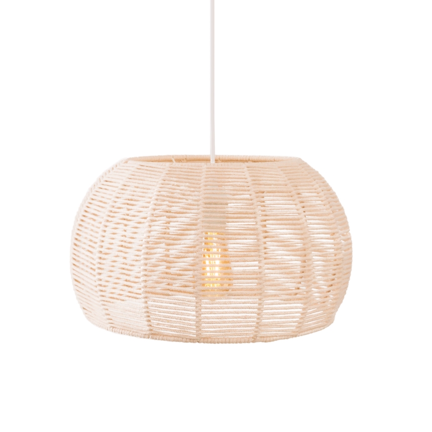 MAXLIGHT P0583 - Hängeleuchte PRASLIN 1xE27/15W/230V d 39 cm beige