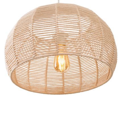 MAXLIGHT P0583 - Hängeleuchte PRASLIN 1xE27/15W/230V d 39 cm beige