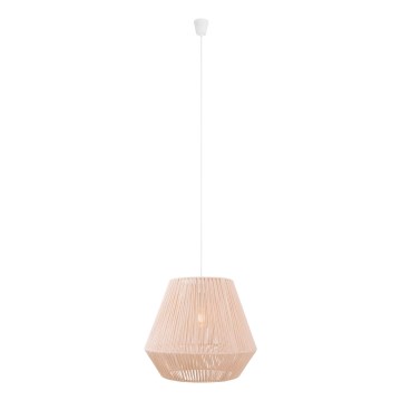 MAXLIGHT P0584 - Hängeleuchte PRASLIN 1xE27/15W/230V d 44 cm beige