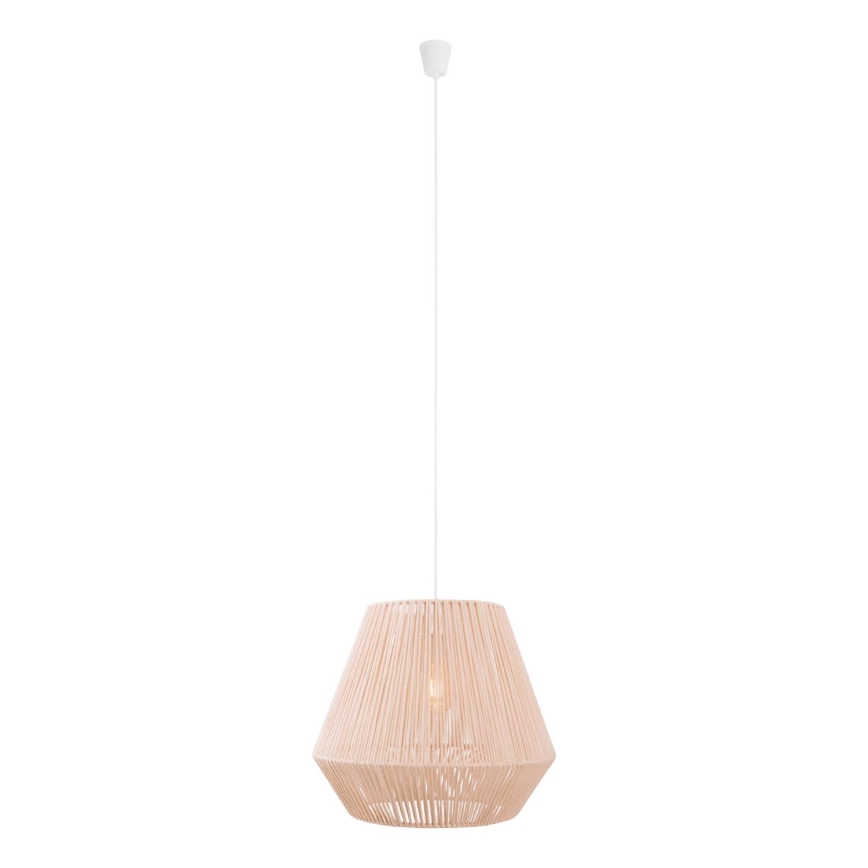 MAXLIGHT P0584 - Hängeleuchte PRASLIN 1xE27/15W/230V d 44 cm beige
