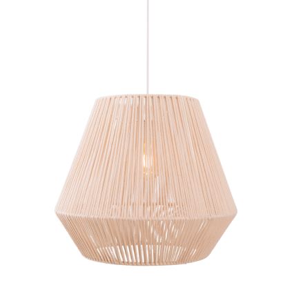 MAXLIGHT P0584 - Hängeleuchte PRASLIN 1xE27/15W/230V d 44 cm beige