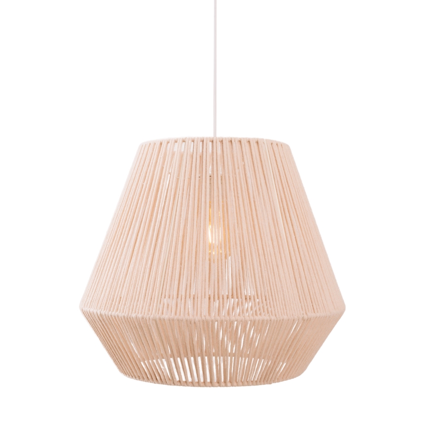 MAXLIGHT P0584 - Hängeleuchte PRASLIN 1xE27/15W/230V d 44 cm beige