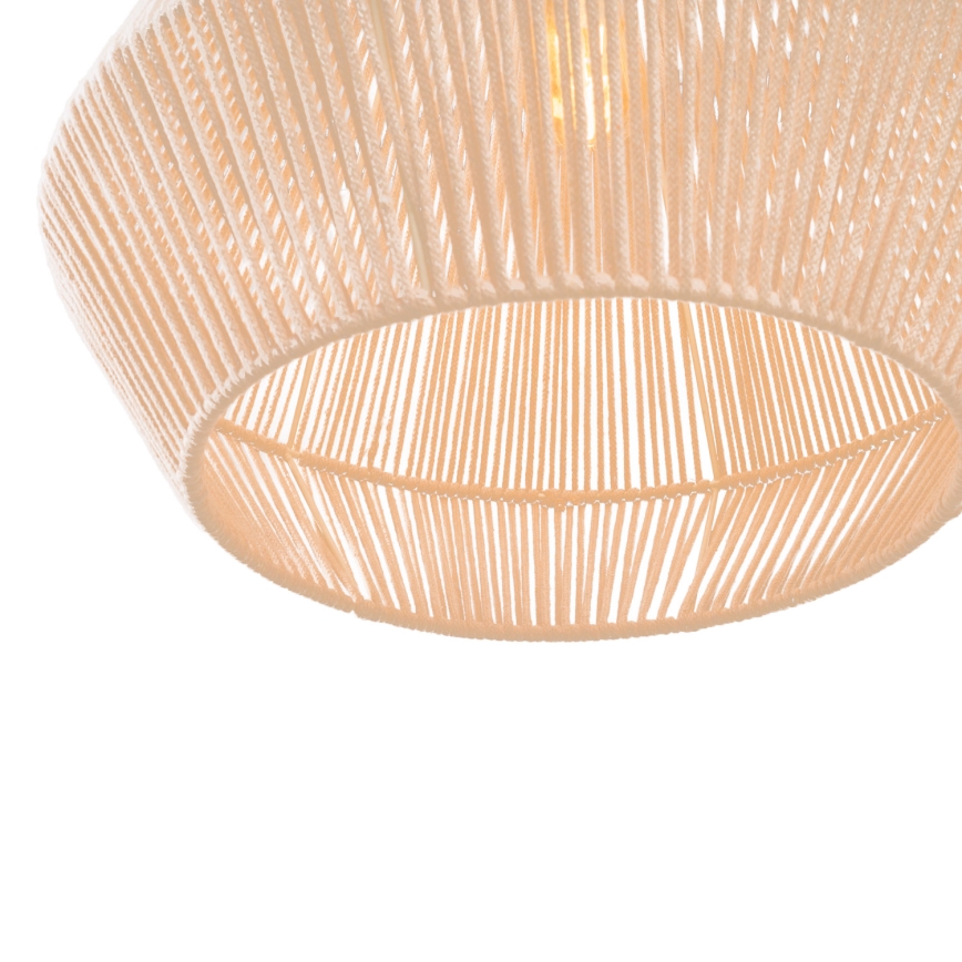 MAXLIGHT P0584 - Lampadario a sospensione con filo PRASLIN 1xE27/15W/230V diametro 44 cm beige
