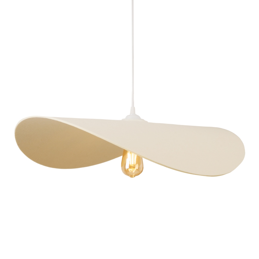 MAXLIGHT P0585 - Lampadario a sospensione con filo PAN 1xE27/15W/230V diametro 60 cm color crema