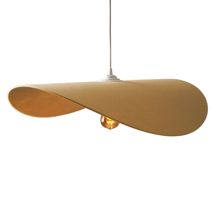 MAXLIGHT P0585 - Lampadario a sospensione con filo PAN 1xE27/15W/230V diametro 60 cm color crema