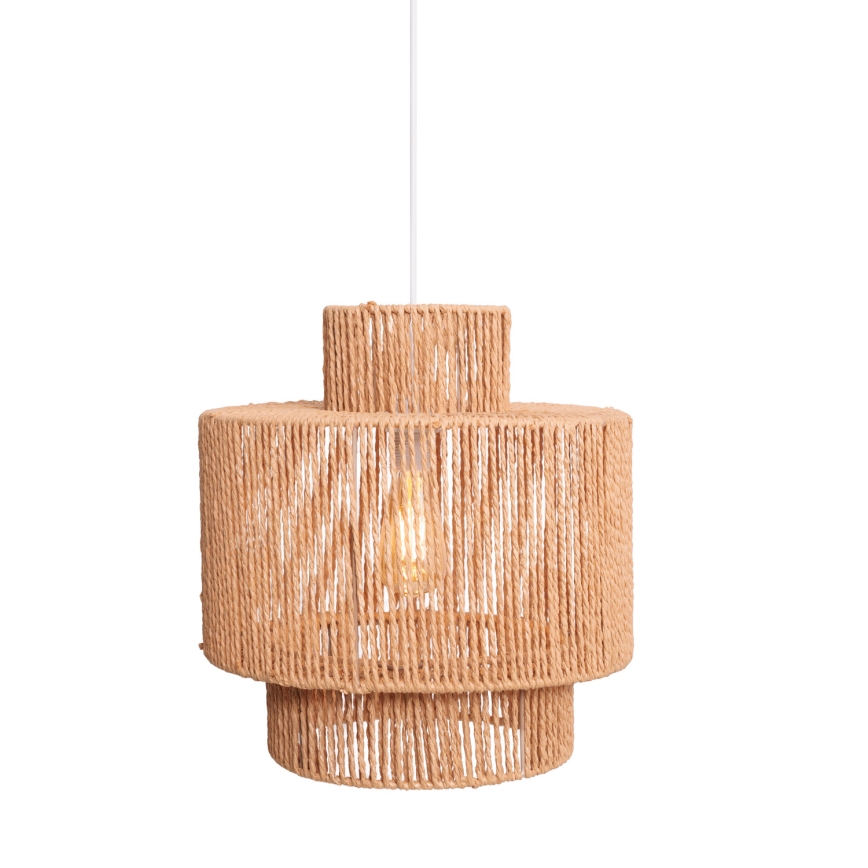 MAXLIGHT P0586 - Hängeleuchte LABRIZ 1xE27/15W/230V d 35 cm beige