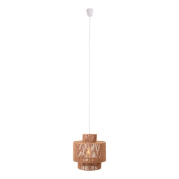MAXLIGHT P0586 - Lampadario a sospensione con filo LABRIZ 1xE27/15W/230V diametro 35 cm beige