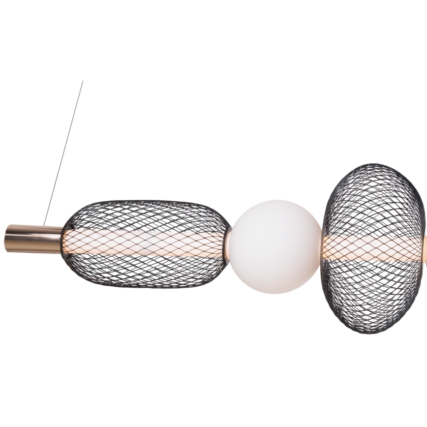 MAXLIGHT P0593 - LED-Hängeleuchte BORA LED/29W/230V weiß/schwarz