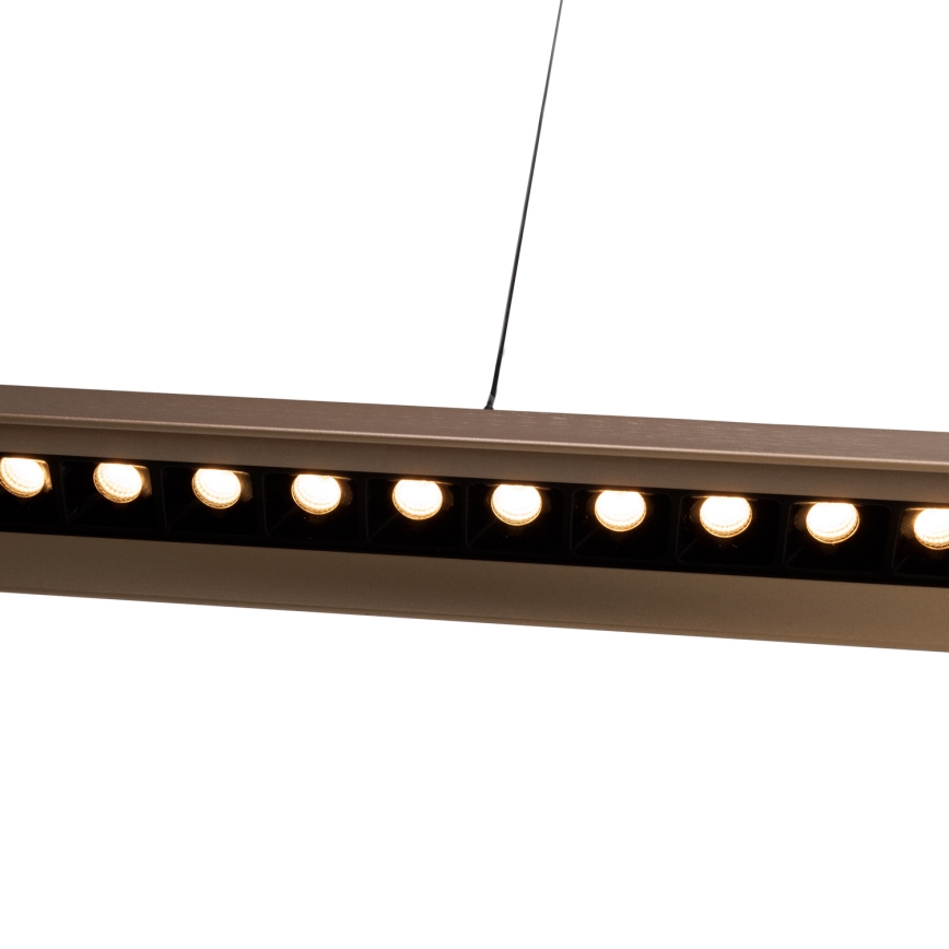 MAXLIGHT P0594 - Suspension filaire à intensité variable JO-JO LED/38W/230V 2700/4500/5500K laiton