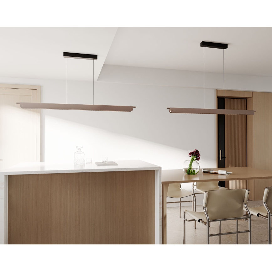 MAXLIGHT P0596 - Lampadario a sospensione con filo LED dimmerabile JO-JO LED/40W/230V 2700/4500/5500K ottone