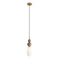 MAXLIGHT P0642 - Suspension sur câble NOVA 1xG9/12W/230V Ø 12 cm dorée