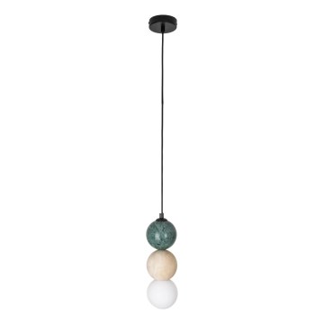 MAXLIGHT P0665 - Lampada a sospensione con cavo ALICE 1xG9/7W/230V Ø 10 cm nero