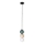 MAXLIGHT P0665 - Lampada a sospensione con cavo ALICE 1xG9/7W/230V Ø 10 cm nero