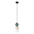 MAXLIGHT P0665 - Suspension sur câble ALICE 1xG9/7W/230V Ø 10 cm noire