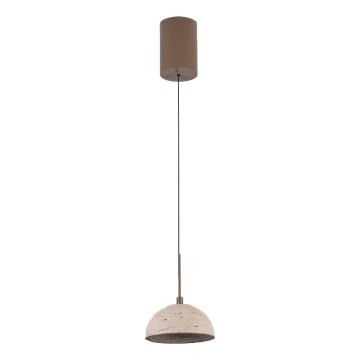 MAXLIGHT P0666 - Lampadario LED sospeso con cavo CUCCINA LED/57W/230V Ø 15 cm beige