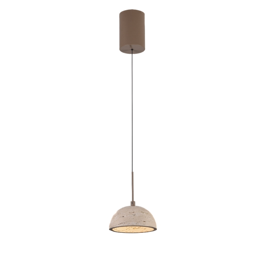 MAXLIGHT P0666 - Lampadario LED sospeso con cavo CUCCINA LED/57W/230V Ø 15 cm beige