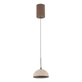 MAXLIGHT P0666 - LED-Pendelleuchte an Kabel CUCCINA LED/57W/230V Ø 15 cm beige