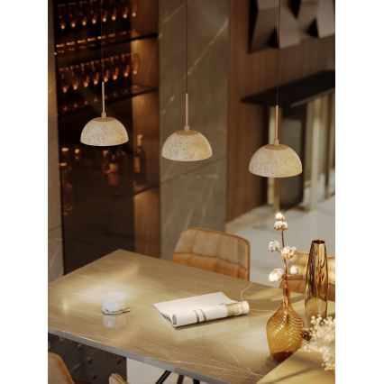 MAXLIGHT P0666 - Suspension LED sur câble CUCCINA LED/57W/230V Ø 15 cm beige