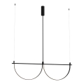 MAXLIGHT P0688 - Lustre suspendu sur câble VICTORIA LED/40W/230V CRI 90 noir