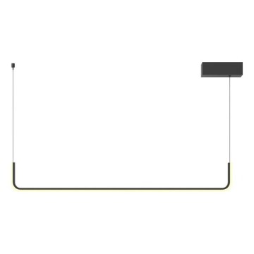 MAXLIGHT PO644 - Lampadario LED su cavo URUS LED/17W/230V nero