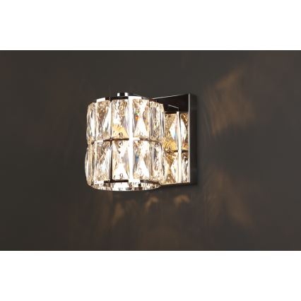 MAXLIGHT W0205 - Applique DIAMANTE 1xG9/42W/230V cromo lucido