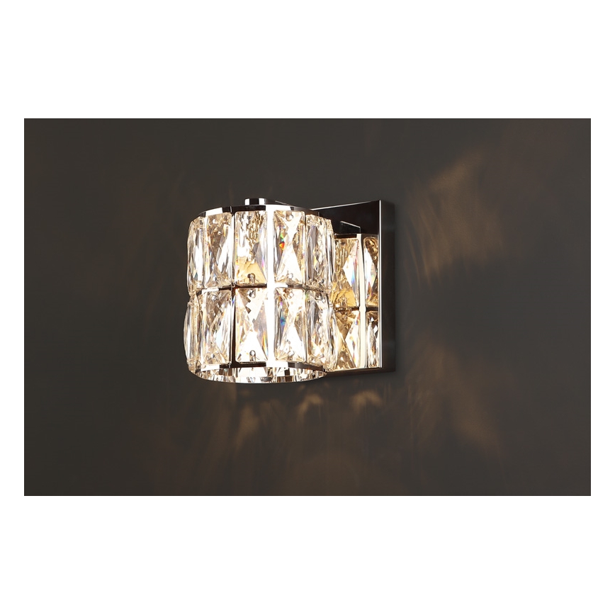 MAXLIGHT W0205 - Applique DIAMANTE 1xG9/42W/230V cromo lucido