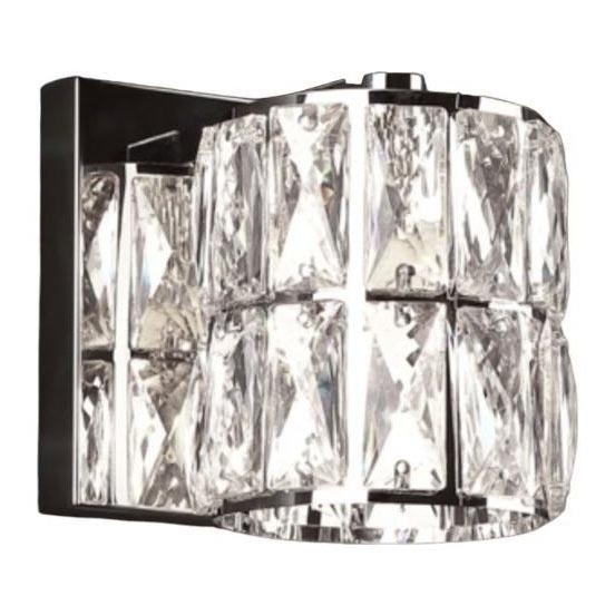MAXLIGHT W0205 - Applique DIAMANTE 1xG9/42W/230V cromo lucido