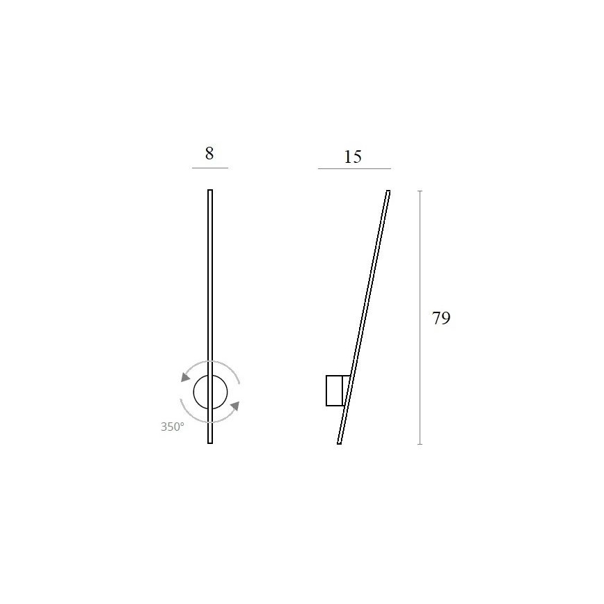 MAXLIGHT W0212 - Applique a LED da esterno RAGNO LED/8,4W/230V IP44 bianco