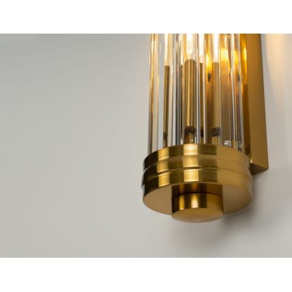 MAXLIGHT W0240 - Wandleuchte FLORENCE 2xE14/40W/230V golden