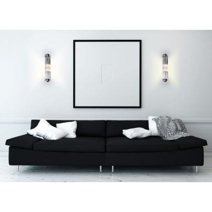 MAXLIGHT W0241 - Wandleuchte FLORENCE 2xE14/40W/230V glänzendes Chrom