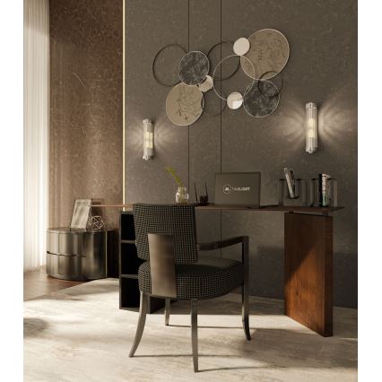 MAXLIGHT W0241 - Wandleuchte FLORENCE 2xE14/40W/230V glänzendes Chrom