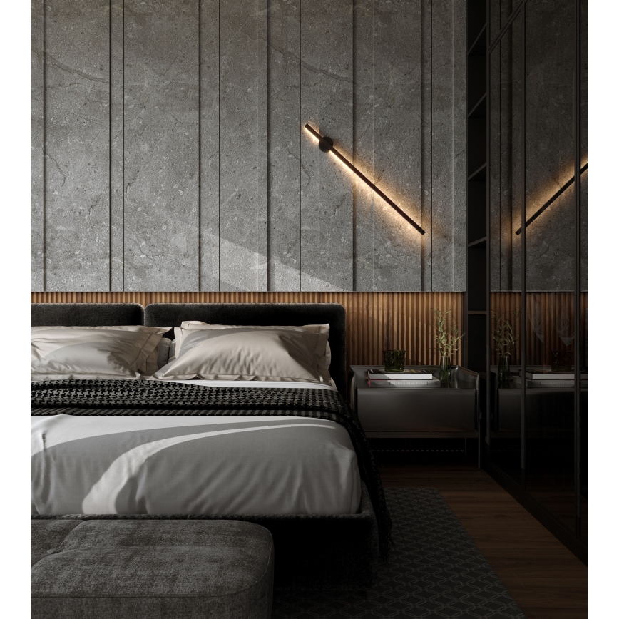 MAXLIGHT W0267 - Applique a LED da esterno RAGNO LED/8,4W/230V IP44 nero