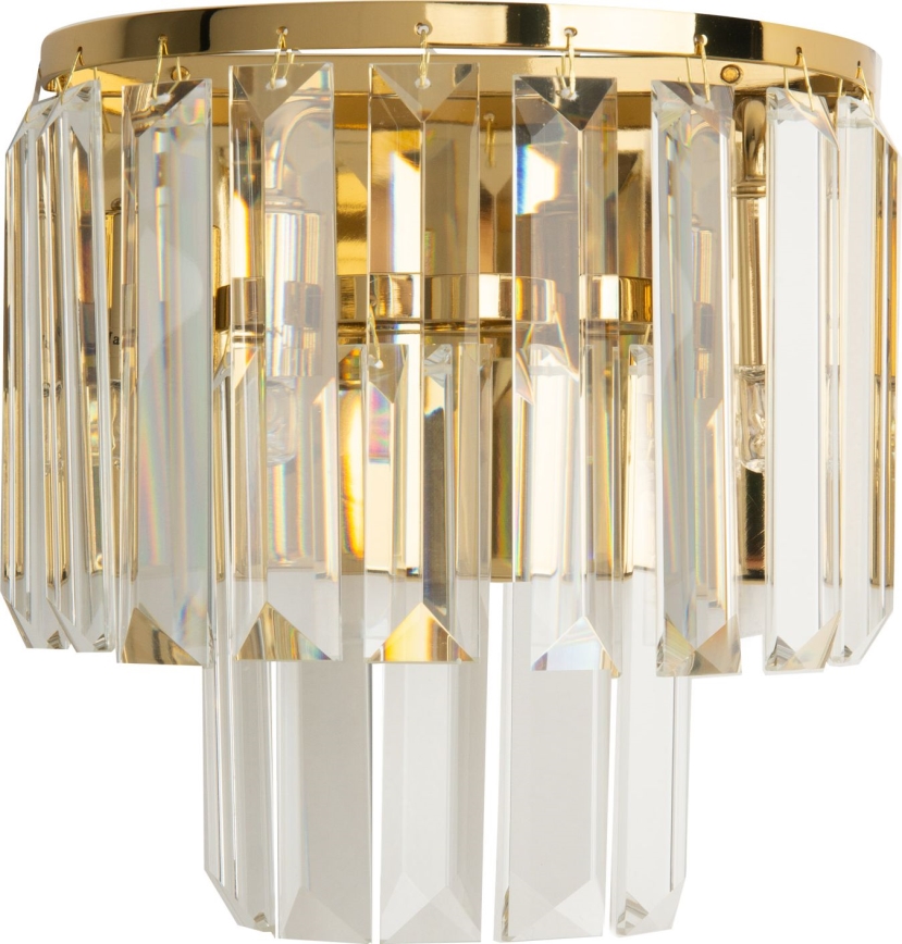 MAXLIGHT W0288 - Wandleuchte MONACO 2xG9/40W/230V golden
