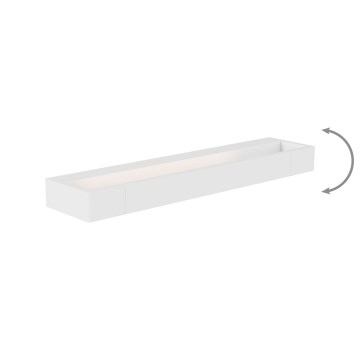 MAXLIGHT W0306 - Applique a LED da bagno FLINK LED/12W/230V 45 cm IP44 bianco