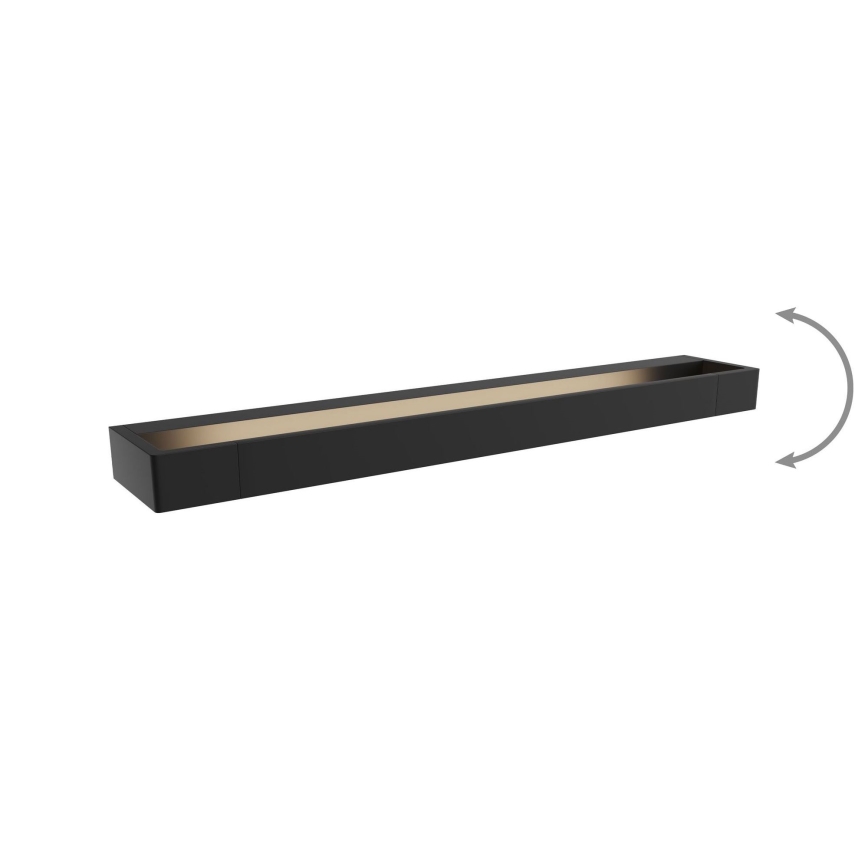 MAXLIGHT W0309 - LED-Wandleuchte für Badezimmer FLINK LED/18W/230V 60 cm IP44 schwarz