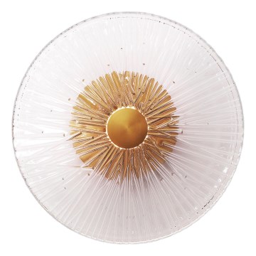 MAXLIGHT W0356 - Applique a LED ALLURE LED/5W/230V diametro 28 cm oro/limpido