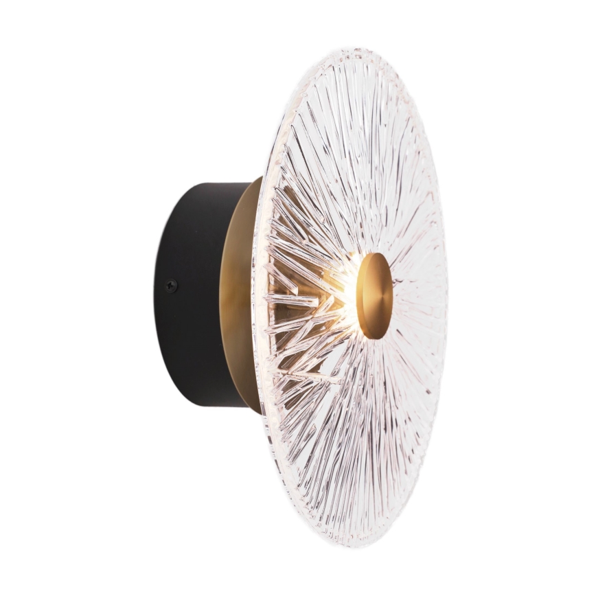MAXLIGHT W0356 - Applique a LED ALLURE LED/5W/230V diametro 28 cm oro/limpido