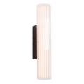 MAXLIGHT W0363 - LED-Wandleuchte für Badezimmer FAYETTE LED/6W/230V 31 cm IP44 schwarz