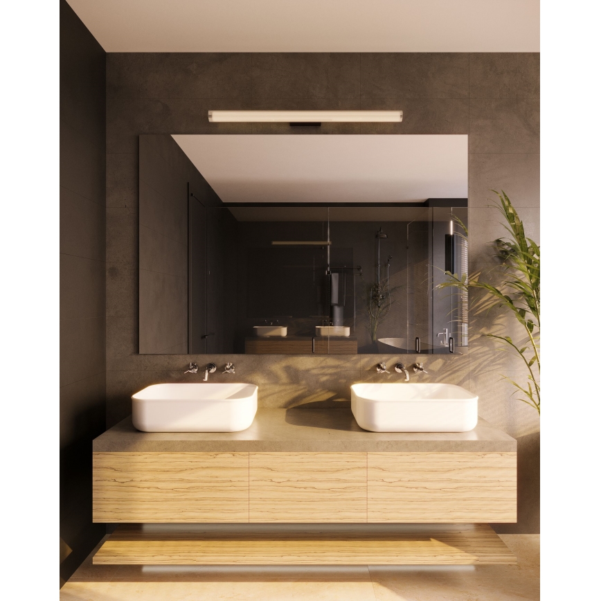 MAXLIGHT W0363 - LED-Wandleuchte für Badezimmer FAYETTE LED/6W/230V 31 cm IP44 schwarz