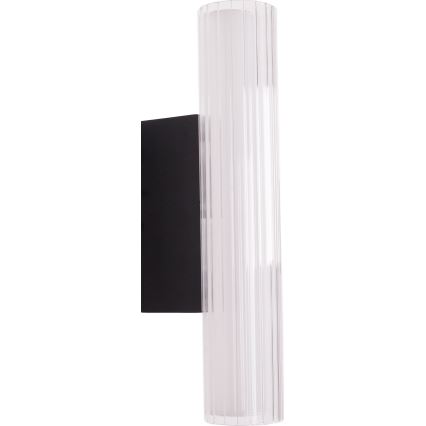 MAXLIGHT W0363 - LED-Wandleuchte für Badezimmer FAYETTE LED/6W/230V 31 cm IP44 schwarz