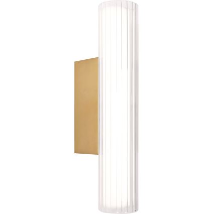 MAXLIGHT W0364 - LED-Wandleuchte für Badezimmer FAYETTE LED/6W/230V 31 cm IP44 golden