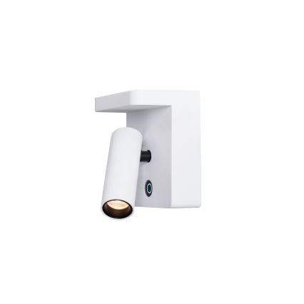 MAXLIGHT W0373 - LED-Wandstrahler mit kabelloser Aufladung LOFER LED/7W/230V weiß