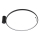 MAXLIGHT W0435 - Plafonnier LED pour salle de bains VISUAL LED/22W/230V Ø 60 cm IP44 noir