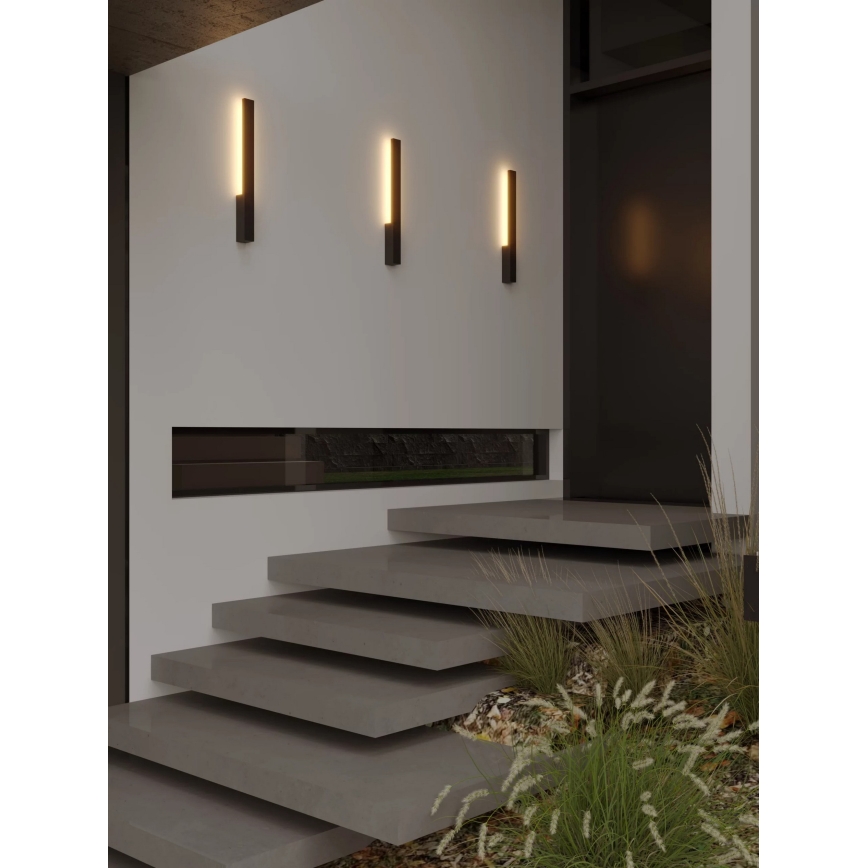 MAXLIGHT W0458 - Applique da esterno KAPRUN LED/6W/230V CRI 93 IP65 nera